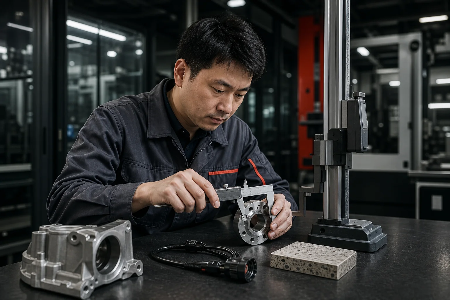 Precision machining quality inspection